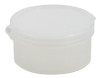 Pop-Top Plastic Jars with Hinged Lid, 1oz Tall, case/100