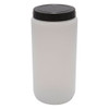 Straight-Side Powder Jars with Lid and Insert, WM HDPE, 2000mL, case/10