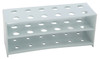 Test Tube Rack, 3-Tier, 12mm Tubes, HDPE, 7-1/2" x 2-3/8" x 3-1/8", pack/5
