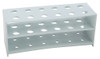Test Tube Rack, 3-Tier, 12mm Tubes, HDPE, 7-1/2" x 2-3/8" x 3-1/8", pack/5
