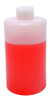 Lab Bottles, Narrow Mouth HDPE, 64oz, bulk packaged, case/28
