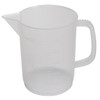 Low Form Beakers with Spout and Handle, Autoclavable Polypropylene, 500mL, case/24