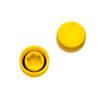 Labcon Screw Caps with O-Rings for SuperClear® Microcentrifuge Tubes, Yellow Color, in Bags, case/5000 