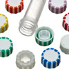 Labcon Screw Caps with Elastomeric Seal for SuperClear® Microcentrifuge Tubes, Assorted Colors, in Bags, case/5000 