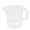 Low Form Beakers with Spout and Handle, Autoclavable PP, 1000mL, case/24