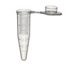 Labcon 0.5 mL SuperClear® Microcentrifuge Tubes with Attached Caps, Clear, in Resealable Bags, case/10,000 