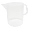 Low Form Beakers with Spout and Handle, Autoclavable PP, 5000mL, case/12