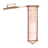 Labcon 2.0 mL SuperClear® Microcentrifuge Tubes with Attached Caps, Orange, in Resealable Bags, case/5000 
