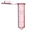 Labcon 2.0 mL SuperClear® Microcentrifuge Tubes with Attached Caps, Red, in Resealable Bags, case/5000 