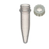 Labcon SuperClear® 1.5 mL Screw Cap Microcentrifuge Tubes with Elastomeric Caps, Sterile, case/5000 