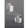 CP Lab Safety Waste Manifold Port Cap, 6-port for Justrite PP Quick Disconnect, XL, with tubing and connections to laboratory equipment. CP Lab Safety Waste Manifold Port Cap, 6-port for Justrite PP Quick Disconnect, XL, with tubing and connections to laboratory equipment.