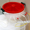 ECO Funnel 8" ECO Funnel® system with 20l rectangular SW drum, 70mm screw cap (6TPI) 