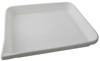 Lab Tray, Rounded Edge with Pour Spout, HDPE, 21 x 17 x 3"