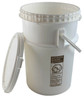 Locking Safety Pail with Screw-on Lid, EPA Compliant, 6 gallon, case/4