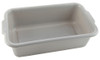 Lab Storage Tote Box, Gray HDPE, Stackable 20" x 12" x 6", case/6