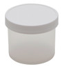 Straight Side Jars, Polypropylene, Natural 4oz, 70mm, case/36