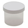 Straight Side Jars, Polypropylene, Natural 4oz, 70mm, case/36