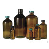 1oz (30mL) Amber Glass Boston Round, 20-400 Phenolic PolyCone Lined Caps, case/432
