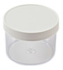 Straight Side Jars, Polystyrene, 8 oz, 89mm, case/36 Straight Side Jars, Polystyrene, 8 oz, 89mm, case/36