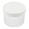 Straight Side Jars, Polystyrene, 8oz, 89mm, case/36 Straight Side Jars, Polystyrene, 8oz, 89mm, case/36