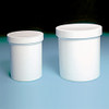 Jars, Polypropylene, White 8oz, case/48