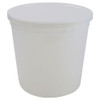 Disposable Specimen Containers with Lid, Transparent, 165oz, case/25