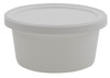 Disposable Specimen Containers with Lid, White 4oz, case/250