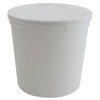 Disposable Specimen Containers with Lid, White 165oz, case/25