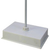 Single Rod Retort Stand with Weighted Center Rod, 6-3/4" x 9-7/8" x 2-1/16"
