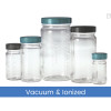 4oz (120mL) Clear Graduated Medium Round, 48-400 Green Thermoset F217 & PTFE Lined Caps, Vacuum & Ionized, case/24 4oz (120mL) Clear Graduated Medium Round, 48-400 Green Thermoset F217 & PTFE Lined Caps, Vacuum & Ionized, case/24