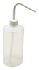 Azlon Wash Bottles, LDPE, White Cap, Leak Proof, 500 ml, pack/5