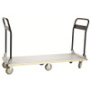Aluminum Folding Handle Long Deck Truck, 18"W x 35.5"H x 58.5"D