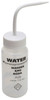 Wash Bottles, 250 ml, Labeled "Water" White, pack/5