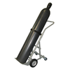 Single Cylinder Hand Truck, 8" Semi-Pneumatic Wheels, Rear Casters