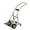 Single Cylinder Hand Truck, 8" Semi-Pneumatic Wheels, Rear Casters