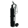 Single Cylinder Hand Truck with Hoist Ring, 10.5" Pneumatic Wheels
