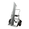 Double Cylinder Hand Truck with Firewall, 16" Pneumatic Wheels, Rear Casters