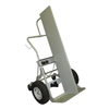 Double Cylinder Hand Truck with Firewall, 16" Pneumatic Wheels, Rear Casters