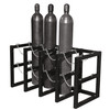 Gas Cylinder Barricade Rack, 8 Cylinder Capacity, 4 Wide / 2 Deep