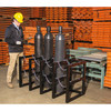 Gas Cylinder Barricade Rack, 8 Cylinder Capacity, 4 Wide / 2 Deep