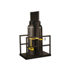 Gas Cylinder Forklift Pallet with Firewall, 12 Cylinder Capacity, End Loaded