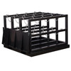 Gas Cylinder Barricade Rack Pallet with Ramp, 12 Cylinder Capacity