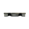 Gas Cylinder Support Bracket, 2 Cylinder Capacity, Wall Mount, Stainless Steel