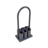 Lecture Bottle Holder for (6) 2" or LB Gas Cylinders, Portable or Mountable
