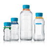 DURAN® YOUTILITY Bottles, Borosilicate Glass, Clear, Graduated, GL45, Screw Cap, 125 ml, case/4