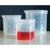 Stackable PP Beaker Set includes 250mL, 500mL, 1000 mL, case/3