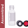 WHEATON® MicroLiter 4mL Clear with Marking Patch Screw Thread Vial Kit, 13-425 Black Phenolic Open Top Cap, PTFE/Silicone Septa, pack/100 WHEATON® MicroLiter 4mL Clear with Marking Patch Screw Thread Vial Kit, 13-425 Black Phenolic Open Top Cap, PTFE/Silicone Septa, pack/100