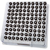 Wheaton® MicroLiter® 4 ml Clear with Marking Patch Screw Thread Vials, Borosilicate Glass, Kit, 13-425 Black Phenolic Open Top Cap, PTFE/Silicone Septa, pack/100 Wheaton® MicroLiter® 4 ml Clear with Marking Patch Screw Thread Vials, Borosilicate Glass, Kit, 13-425 Black Phenolic Open Top Cap, PTFE/Silicone Septa, pack/100