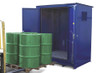 Hazmat Drum Storage Building, 8-Drum, 2-Hour Fire Rated, Custom-Built
