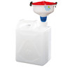 8" ECO Funnel® system with 70mm Nalgene cap adapter, 20 liter rectangular carboy